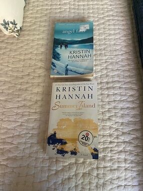 'Summer Island' and Angel Falls Paperback Novel - Good used condition